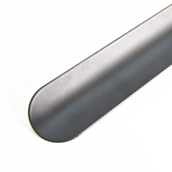 Stainless steel Long Handled Shoe Horn with leather case custom length shoe horn