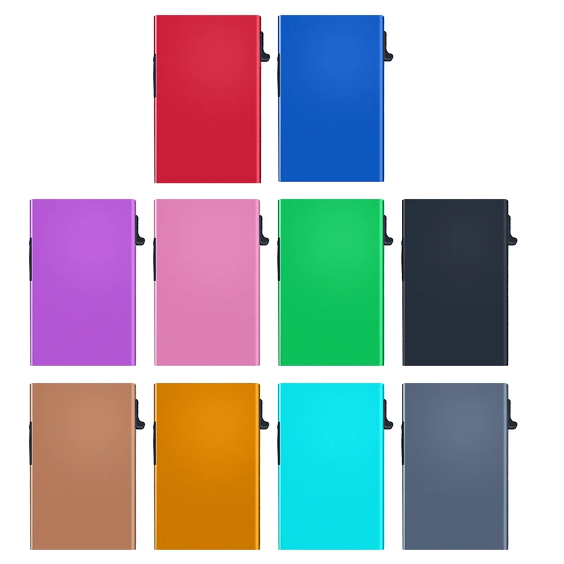 Ultra Thin Aluminum Metal Wallet Credit Card Case for Business,Men Card Holder