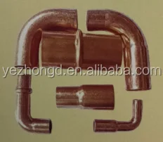 
Red Copper Pipe Tube Pure Soft Mirror Hair Wall Item Brass Surface Brush Square Water Origin Cross Elbow 45 90 180 