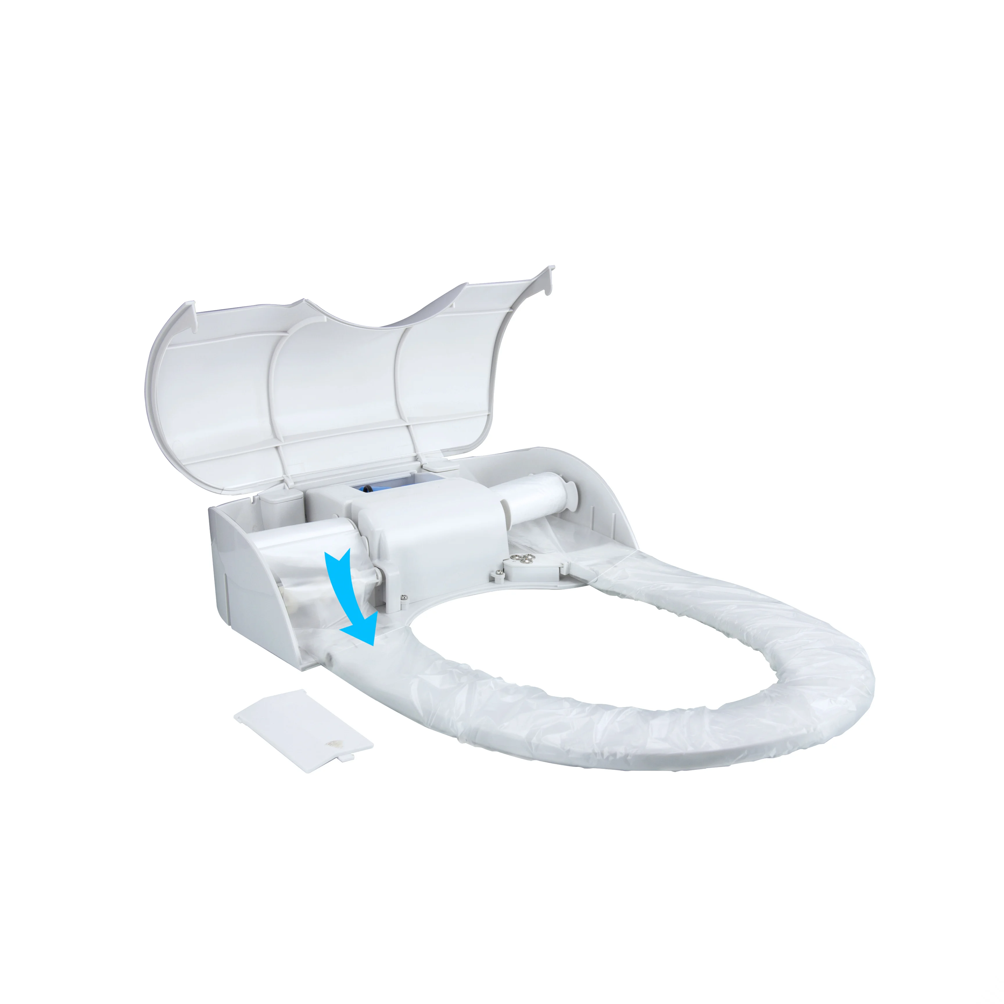NAVISANI NS201B1 disposable toilet seat cover with hand hygiene toilet seat cover automatic to change sanitary film