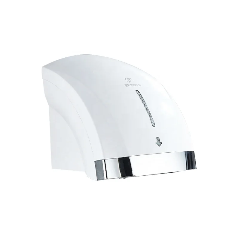Toilet Bathroom Wall Mount Commercial White Electric Hand Body Dryer Washroom Plastic Hot and Cold Automatic