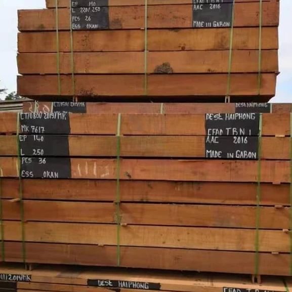 Okan Hardwood  AD/fresh Timber From African for Flooring, Furniture, with All Grade Is on Hot Sale