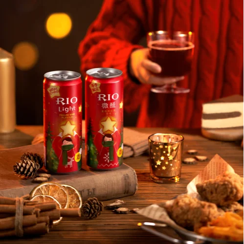 Коктейль «холодное вино» серии RIO Tipple 5% Том, 330 мл, Рождественская семейная вечеринка, красный (предварительно смешанный)