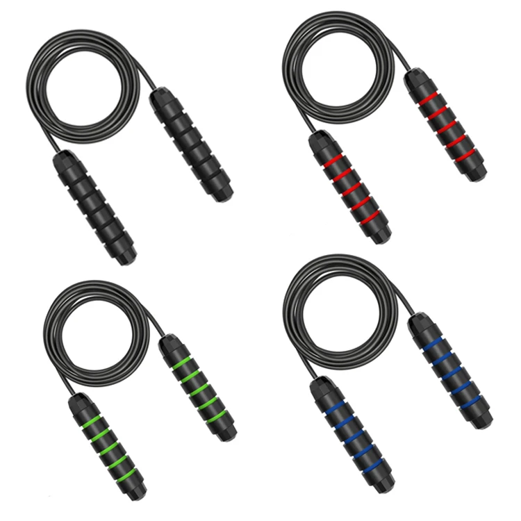 
Plastic PVC Foam Handle Cheap Adult Gym Training Custom Skip Speed Buy Fitness Jump Rope With Adjustable Weight Logo 
