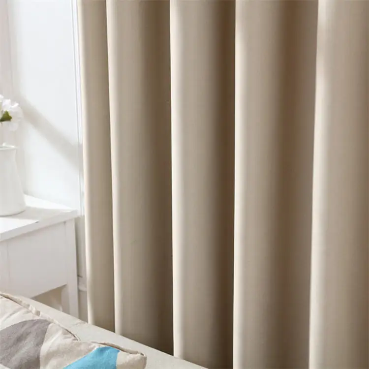 100%polyester 150-300cm width 200-280gsm blackout fabric curtains for living room  fire proof fabric 3pass