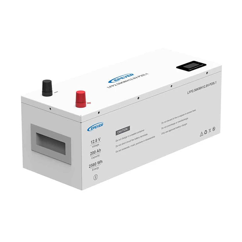 EPEVER LCD Display 2560WH Energy 12.8V 200Ah Lithium Battery With BMS in RV/Motorhome/Solar System