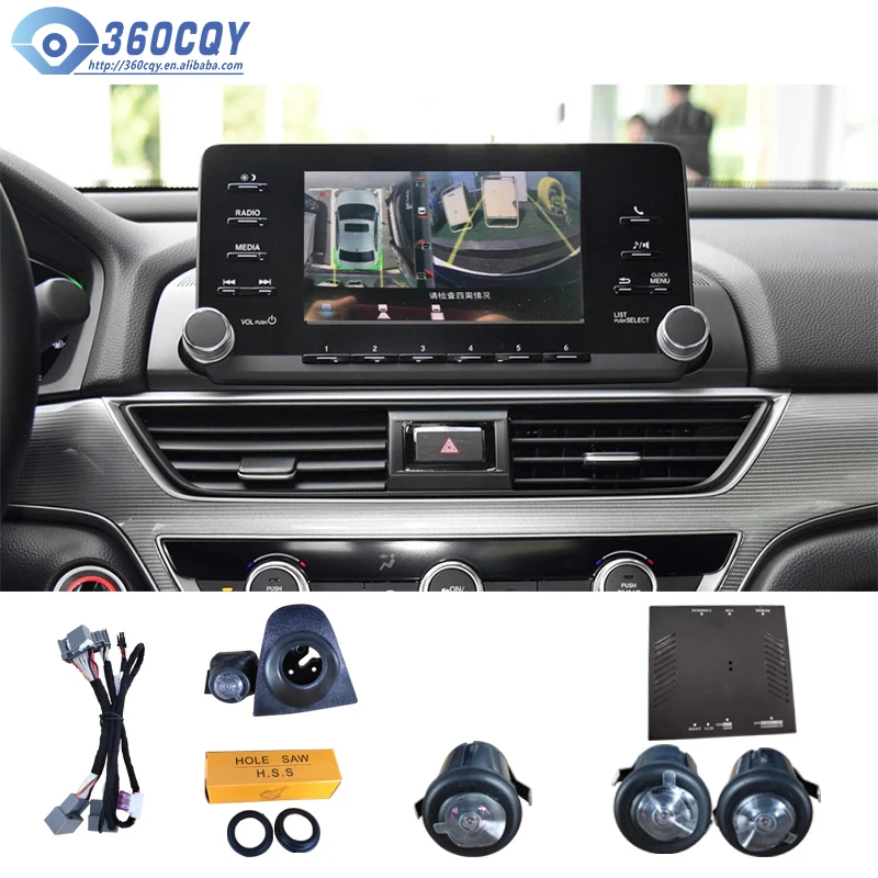 car night vision side mirror camera 360 degree car camera system