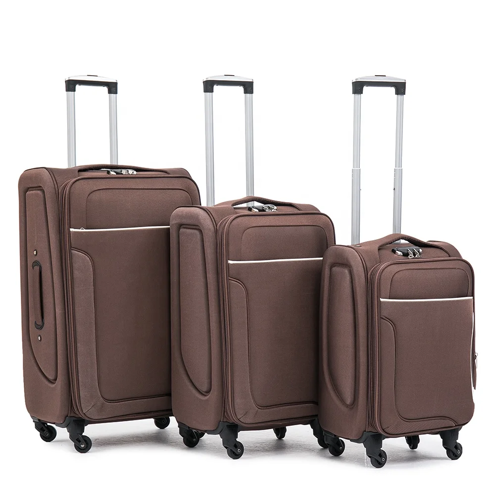 OEM Custom EVA Travel 20 24 28 дюймов комплект из 3 предметов дешевая переноска багажа 360 градусов колесная тележка ручной тканевый чемодан