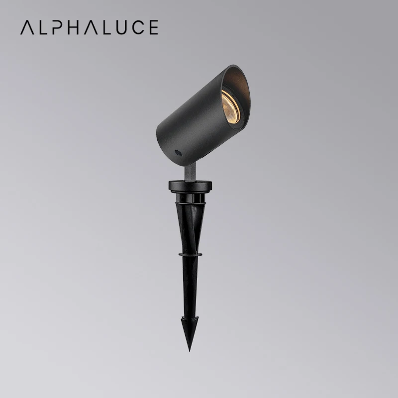 Outdoor 13W Ground Lighting Black Square Adjustable Angle Up Down Light Spot Garden Led Spike Light