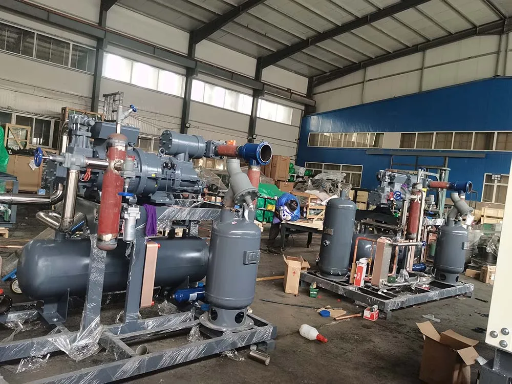 Cheap 3Ton Heat Exchanger and Refrigeration Unit 95hp Low Temp Cold Room Equipment Monoblock Screw Compressor Condensing Unit