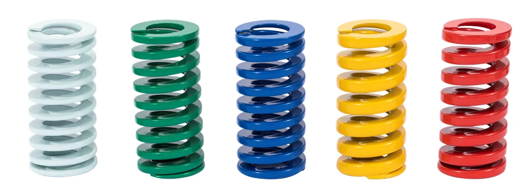 DIE spring ISO 10243 extra light load duty light green mould spring