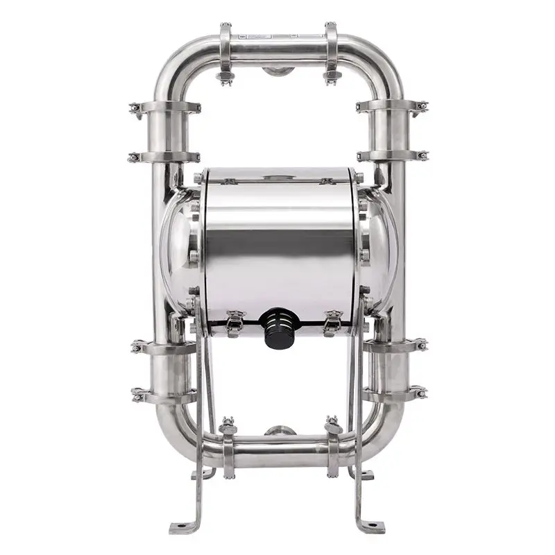 Sanitary pump dn 40 food grade ss304/316L auto shut down pneumatic diaphragm pump