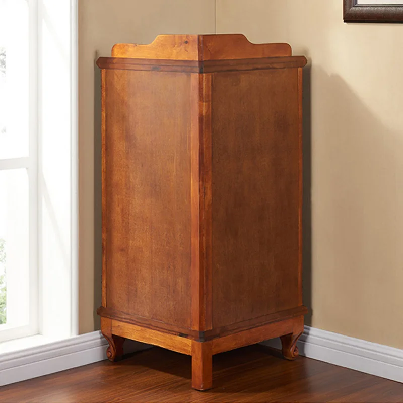 Hot selling home bar furniture corner wine cabinet  living room storage cabinet wooden corner home bar wine cabinet