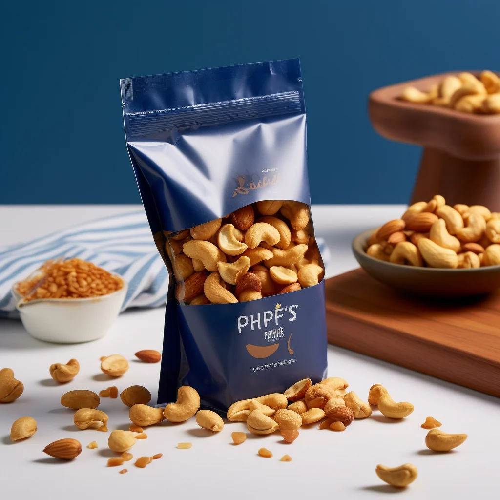 Plastic Resealable Zippered Pouch Clear Plastic Zipper Pouch Zipper Smell Proof Stand Up Pouch for Cookie Nuts Packaging Bag