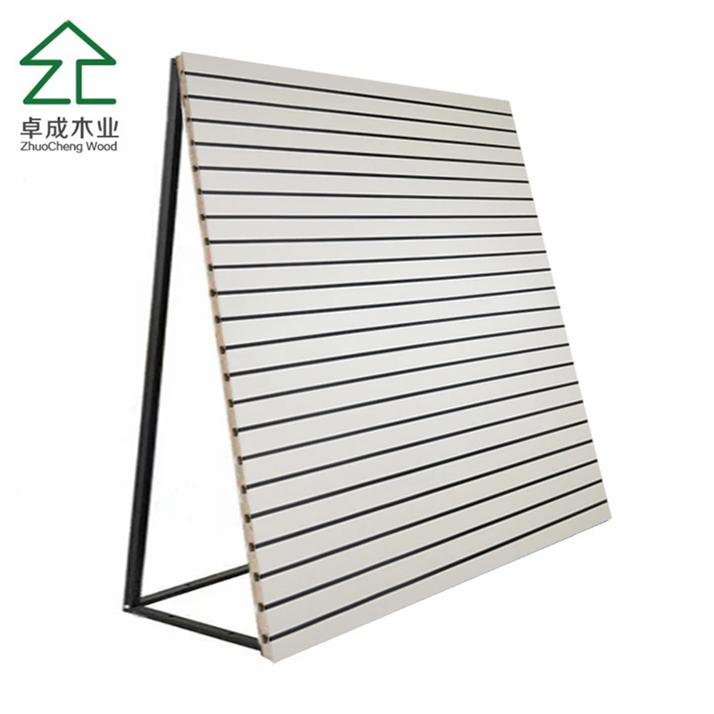 Smoke shop slatwall panels black slotted mdf for display slotted mdf board for display shelf