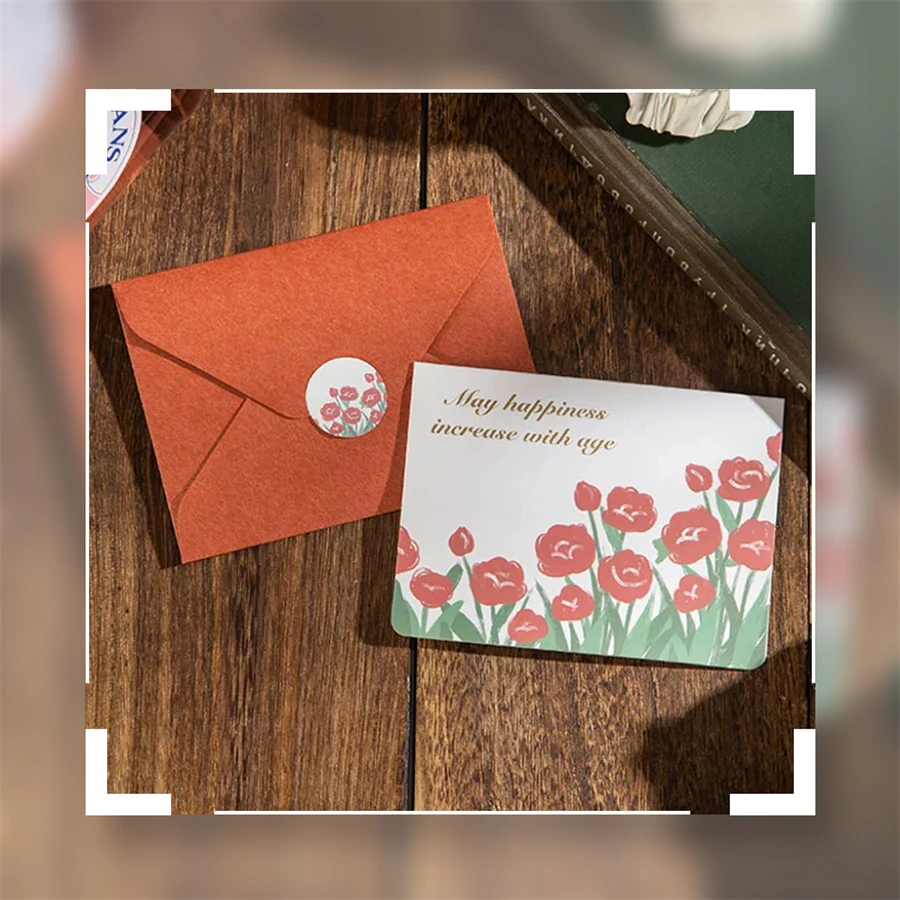 Custom Size Business & Greeting Card Logo Printed Thank You Card Sleeve Envelope Offset Printing for Purchase Thank You Cards