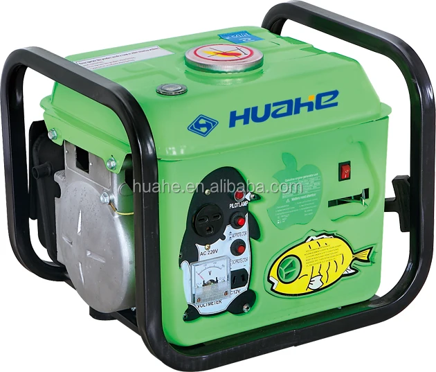 0.65kw portable gasoline generator,2 stroke 63cc gasoline engine