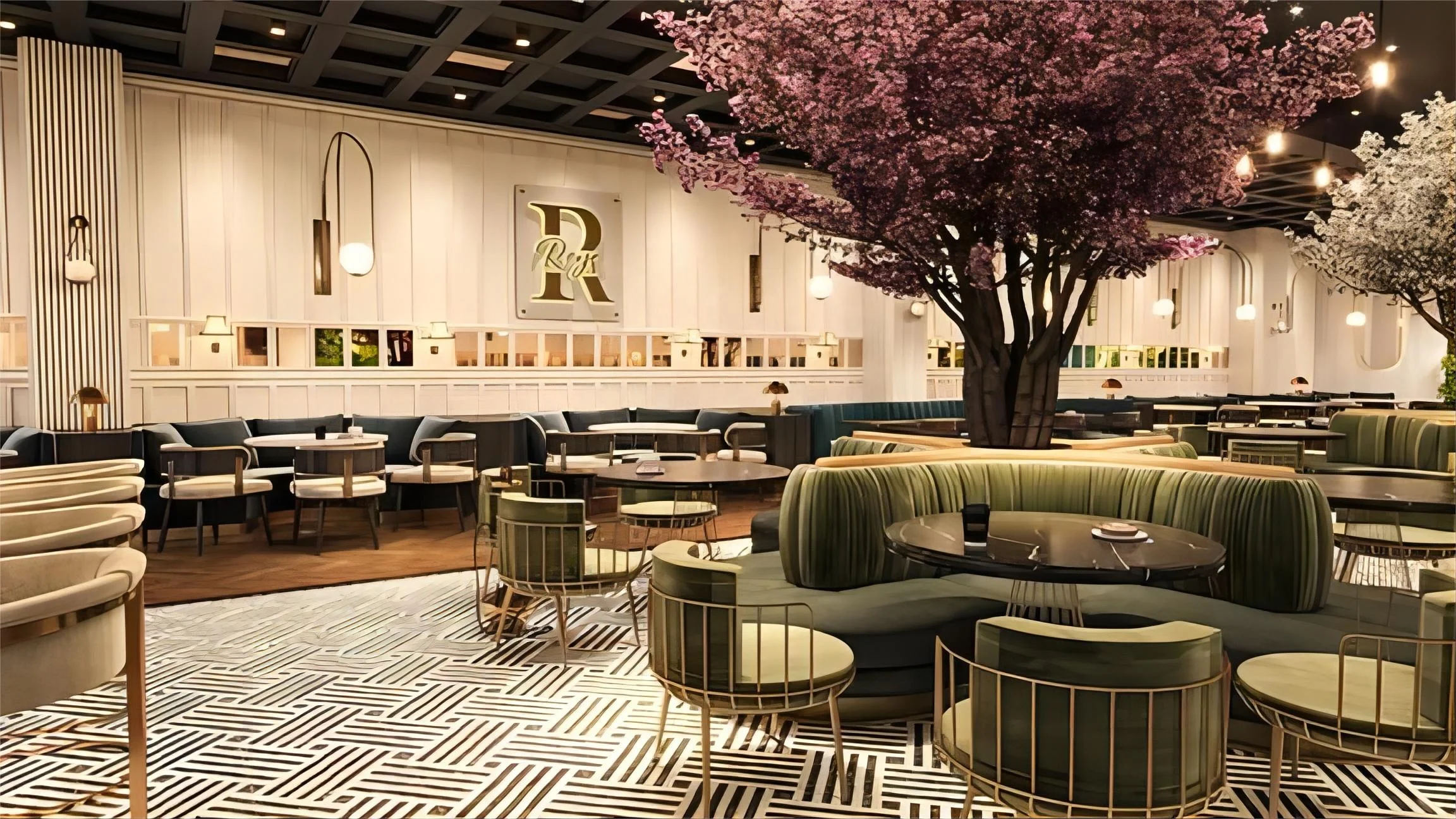 high quality modern restaurant furniture set velvet booth sofa dinning table and chair set for restaurant and bars wood