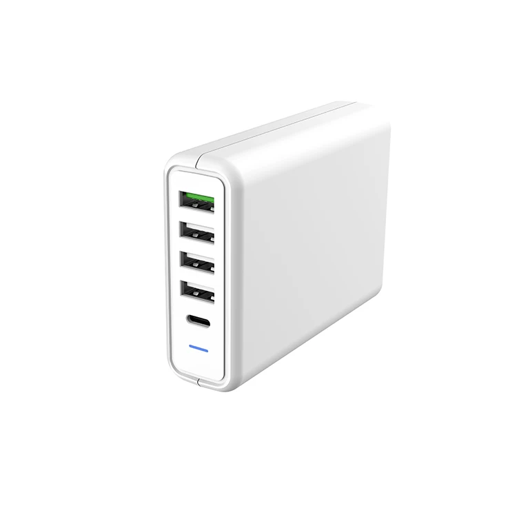 
usb energy station 5 ports universal world travel charger usb-c super fast charger kc certificate 
