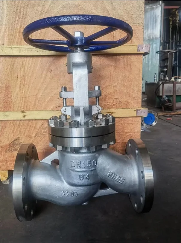 Cast Steel PN40 DN50 Steam And Oil Manual Operated Bellow Seal Stop Globe Valves