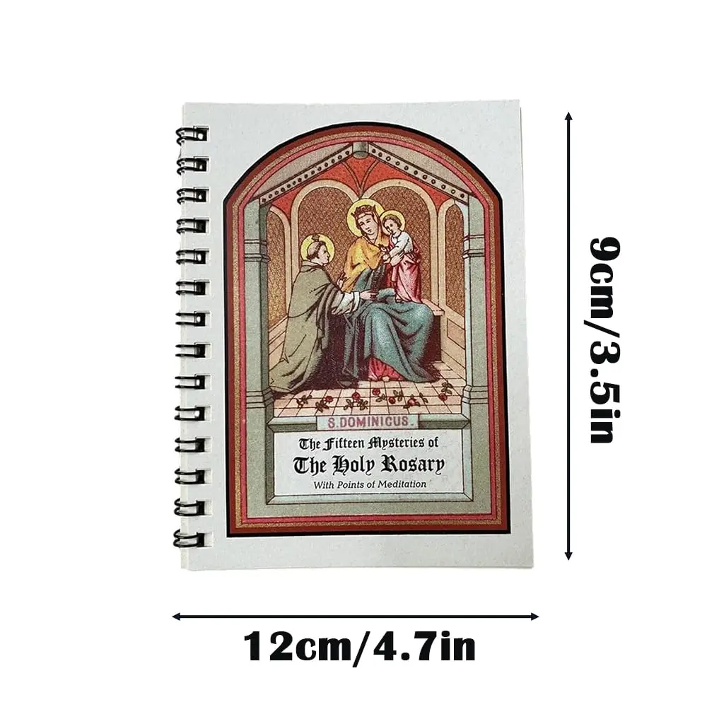 2024 Factory Direct Dropshipping Traditional Religious Mini Bible Pocket Prayer Beads Meditation Custom Booklet