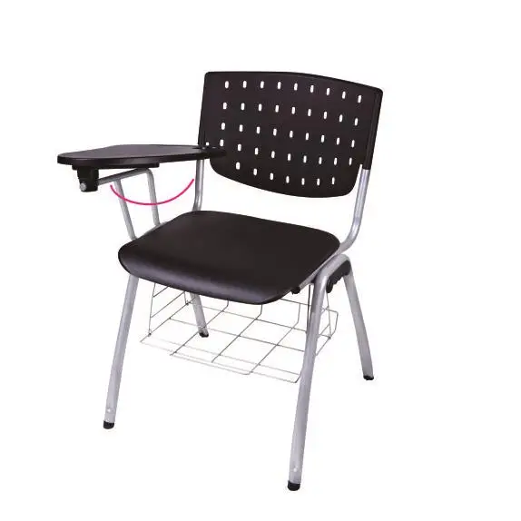 Multi-color Stacking Church Student Office Chair Mesh Fabric Conference Training Meeting Chair with Writing Pad with tablet
