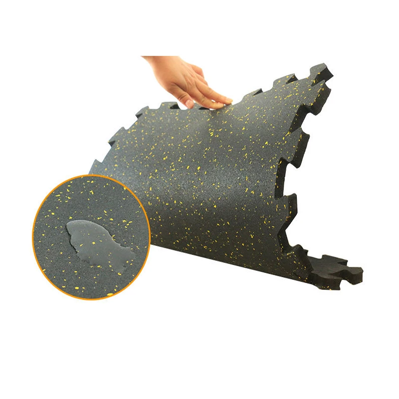 Factory Price Shock Absorbing interlocked Gym Rubber Floor Mat