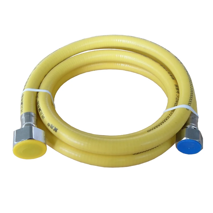 Желтый Гибкий Газовый Шланг из нержавеющей стали низкого давления для газовой плиты