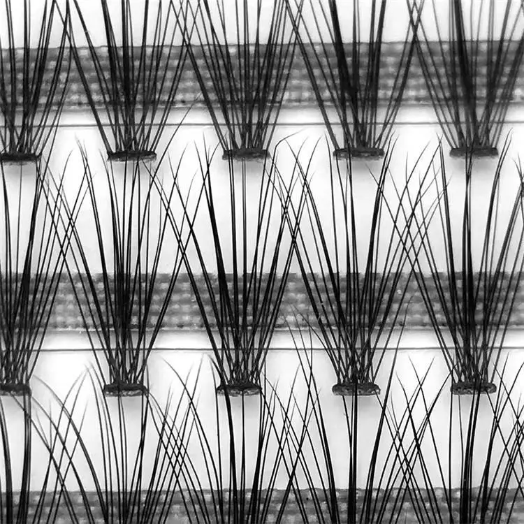 20-30P hot melt hair 12 large rows 0.05 thick mixed manufacturer wholesale single cluster eyelashes