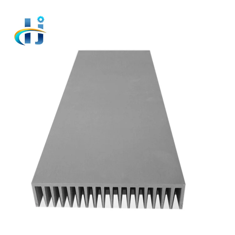 OEM CNC 2020 Extrusion Aluminum Profile Heat Sink Tube with Dense Teeth Custom CNC 2020 Aluminum Extrusion custom heatsink