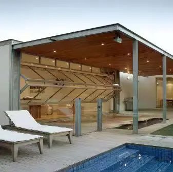 Deda Commercial Grade Glass Bi Folding Garage Doors Of Aluminum In China glass sectional garage door