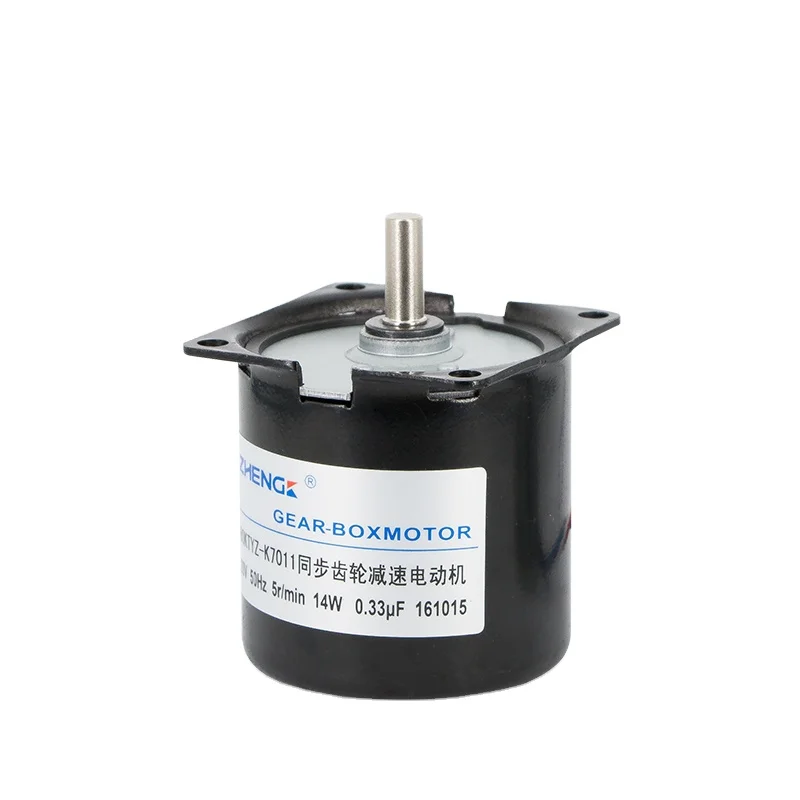 60mm synchronous motor ac 14w 220v 50hz 60hz 1rpm with 100kg.cm high torque  Single-phase Electric Motor for Machine