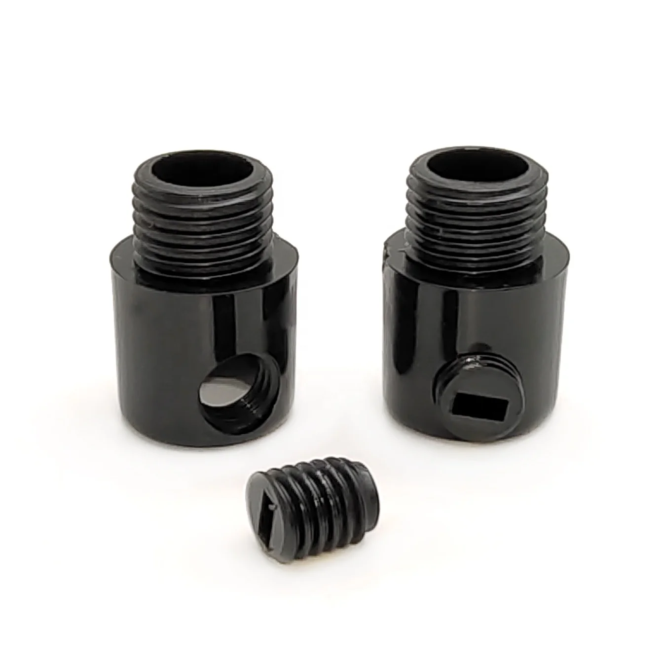 Plastic pull-proof power cord buckle Dining chandelier stress relief bushing M10*1.0 external thread