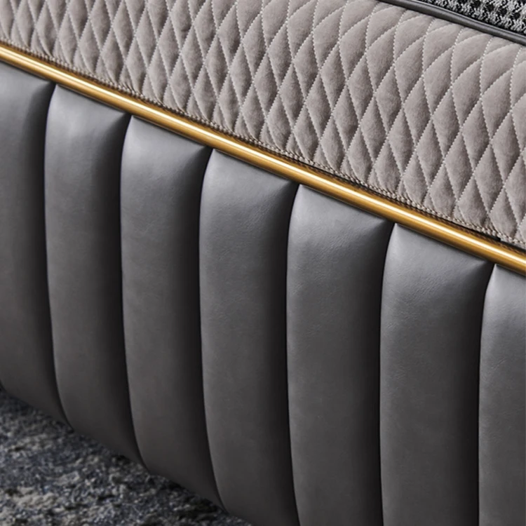 CH8832 new design bedroom set modern luxury ottoman bed set wood hotel beds with storage