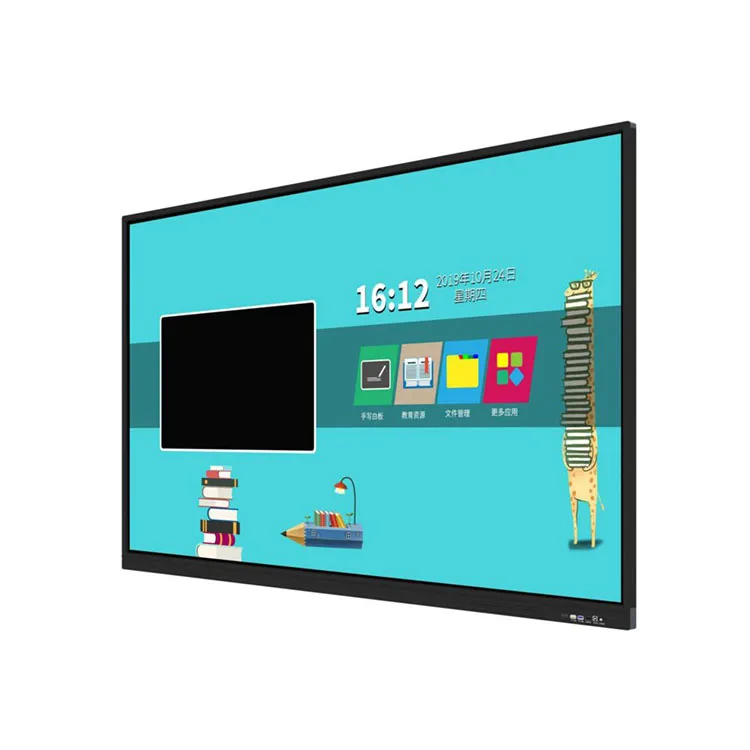 55 inch lcd touch screen all in one pc computer electronic interactive whiteboard smart board for conference meeting rooms