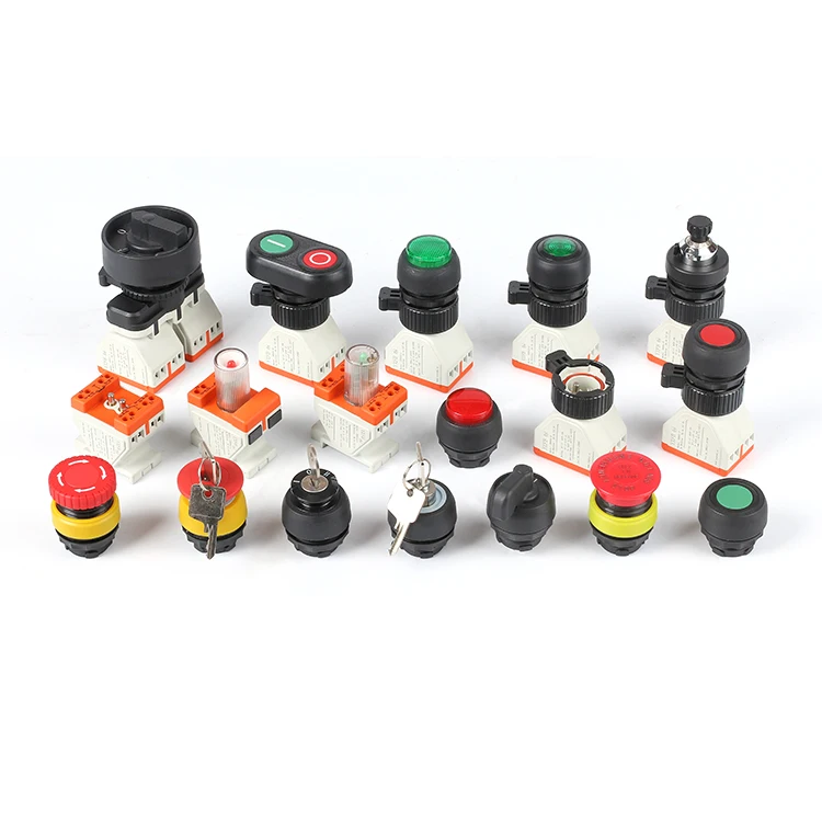 Explosion Proof Transfer Switch Control Rotary Button With Stainless Steel Ring