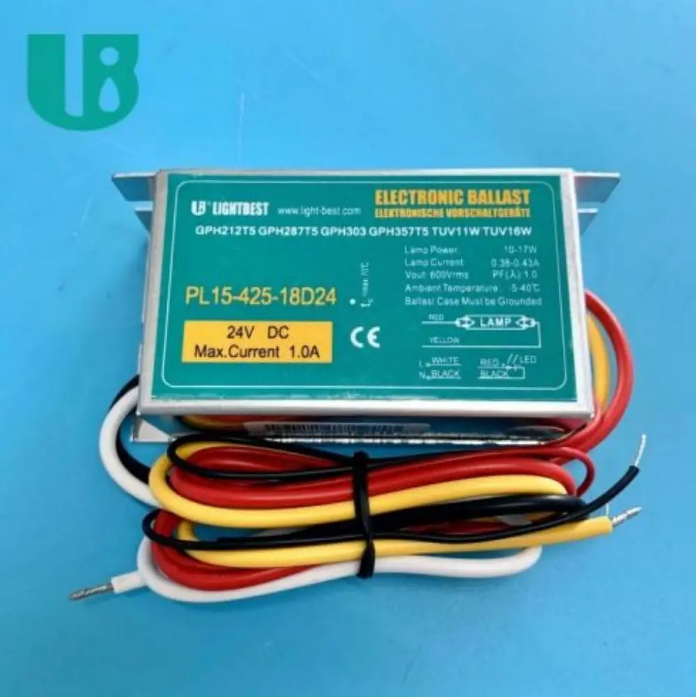 24v DC electronic ballast for uv lamp with CE certificates