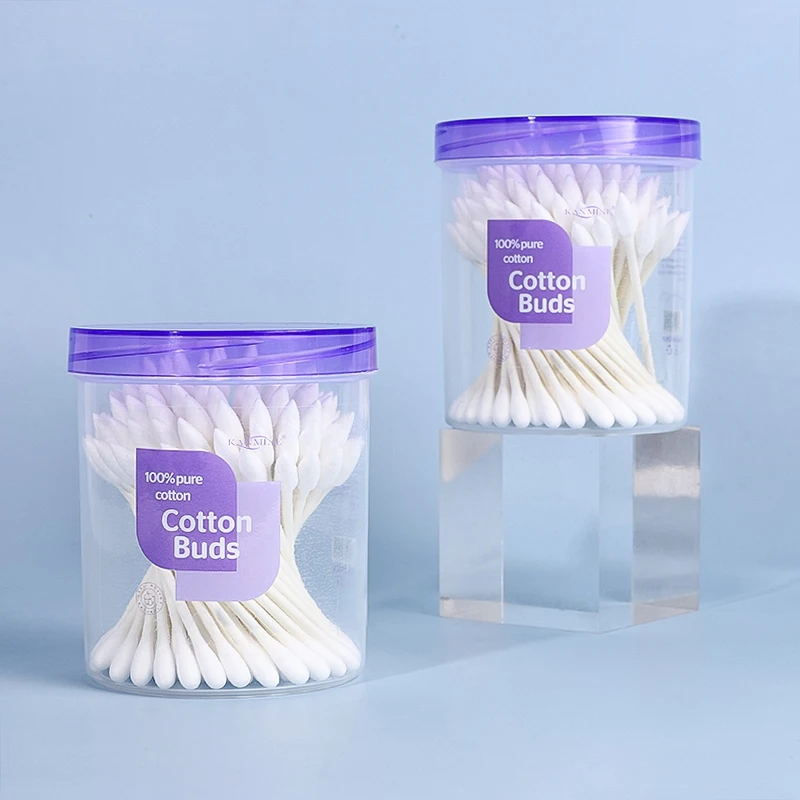 New packing cotton swabs extra thick q- tips tattoo lipstick lip tint