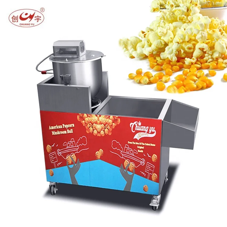 
High Efficiency 12Oz Caramel Automatic Popcorn Corn Coater Machine 
