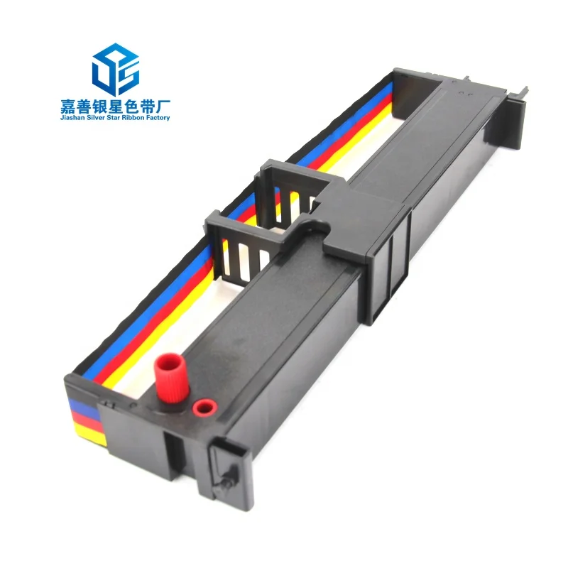 Compatible Dot Matrix Printer Ribbon Cartridge for Epson S015073 LX300 4C LQ800 Colour Fabric Ribbon S015077 C13S015073