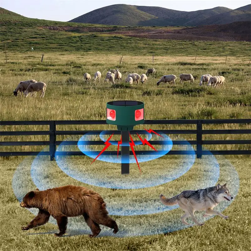 ultrasonic speaker animal repeller animal deterrent solar powered ultrasonic mouse dog bird cat repeller