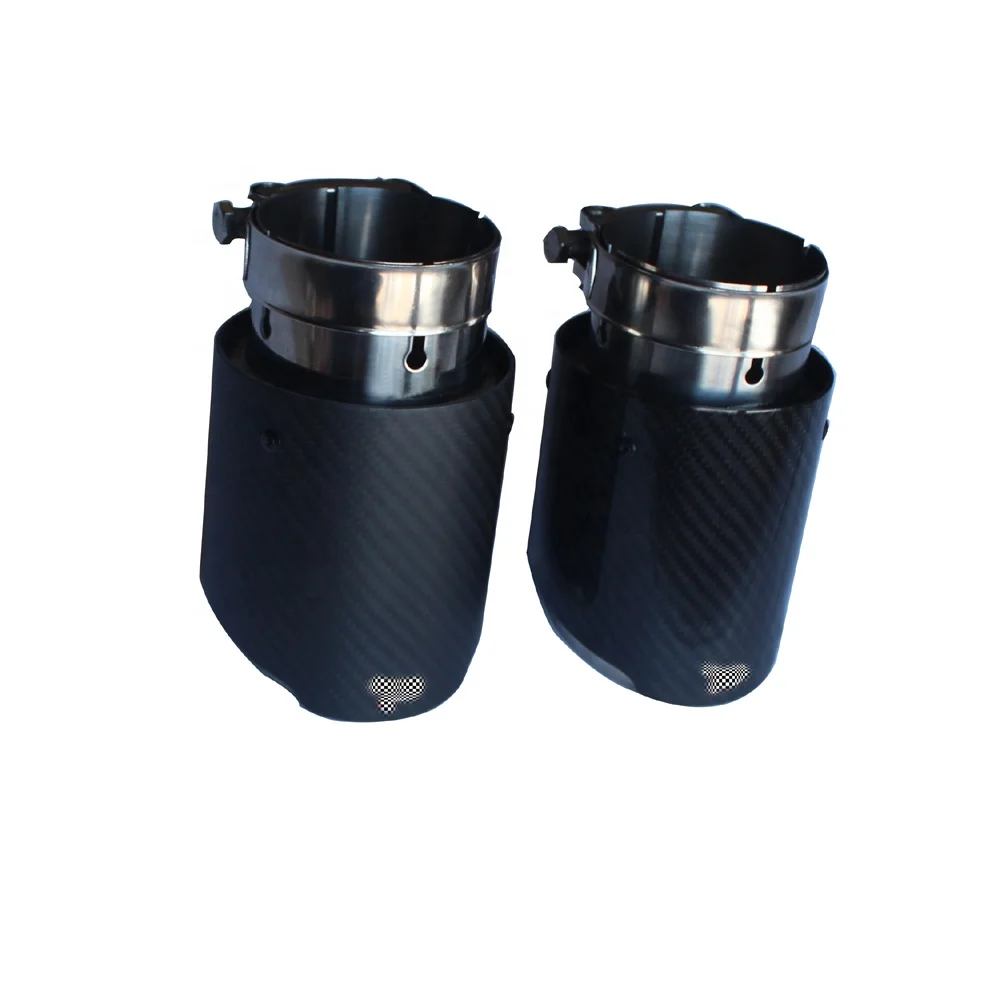 Car Styling Top Quality Akrapovi Car Carbon Fiber Exhaust End Tips Pipes For Universal Carbon Exhaust Tips