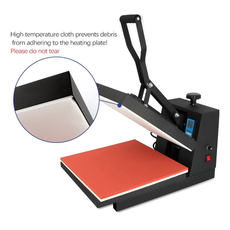 Power 1800W Smart Heat 38x38 40x60 heat press Semi-Automatica Heat Press Machine for T-Shirt