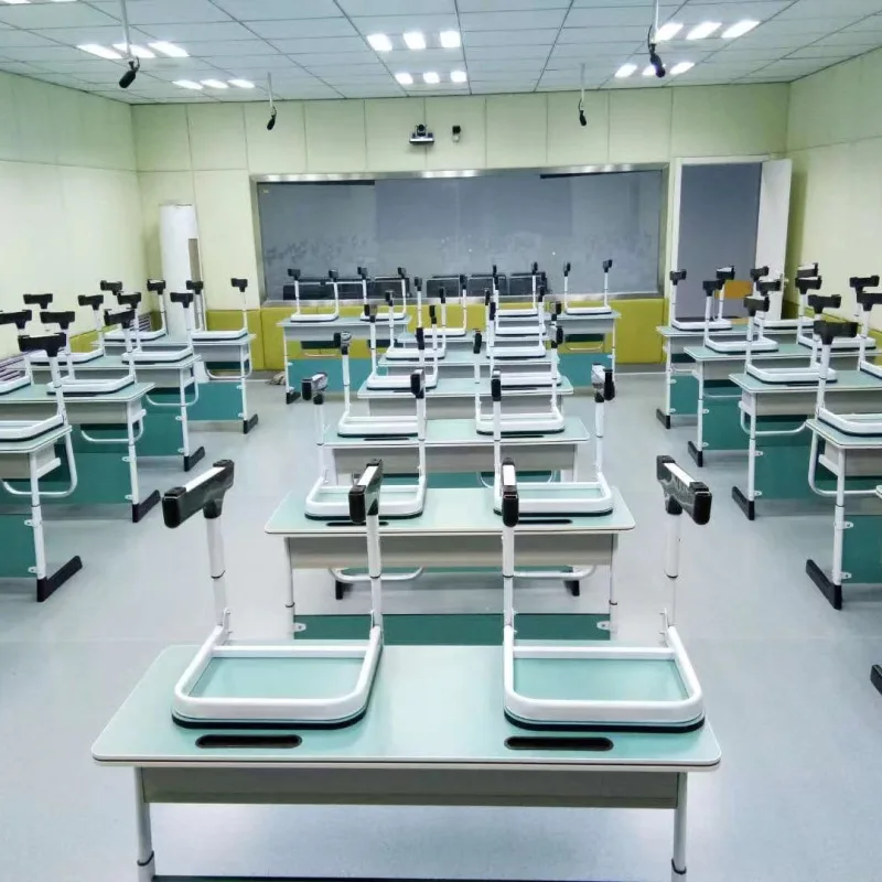 Ekintop Factory Price School Furniture Classroom Student Double Table And Chair School Sets For Student Classroom
