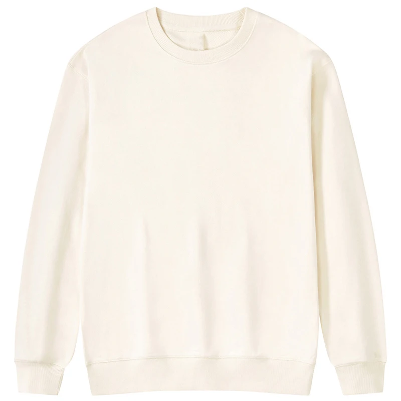 Custom Graphic Low MOQ 450gsm Cotton Fashion Off Shoulder Oversized Unisex Crewneck Pullover Sweatshirt