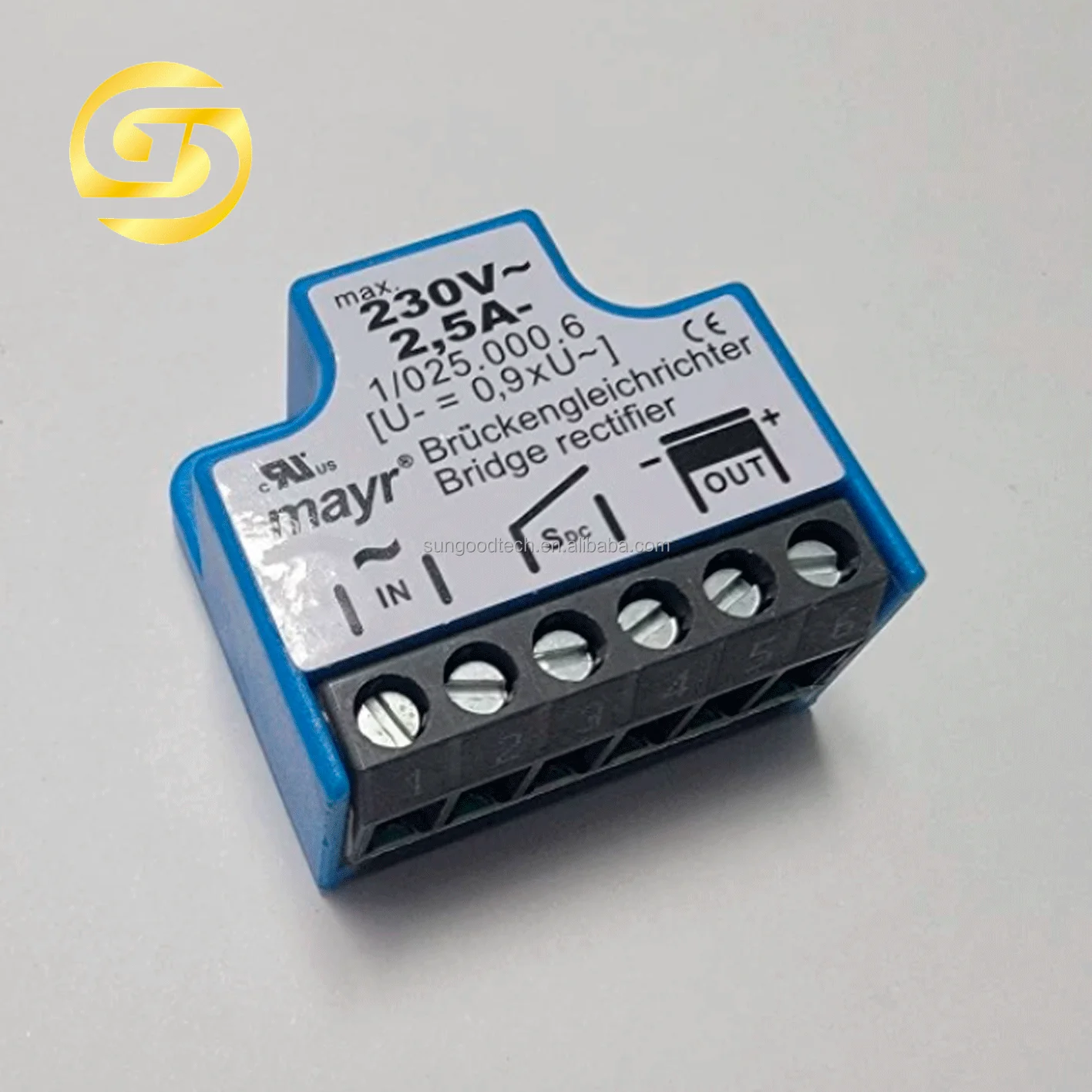 1/025.000.6 230V 2.5A Bridge Rectifier