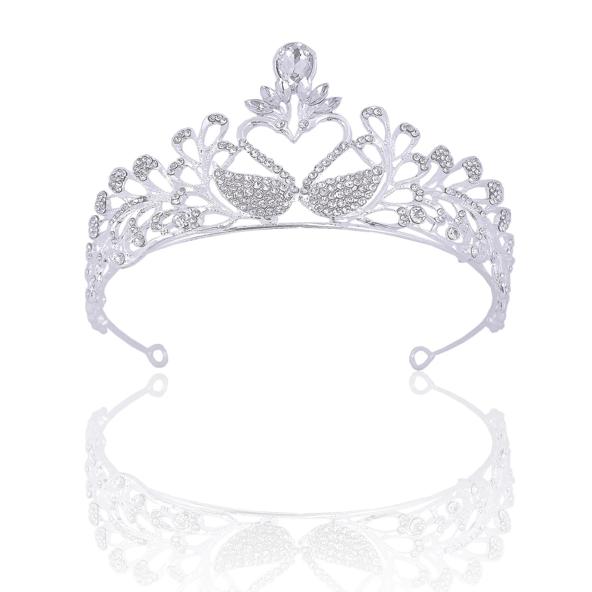 Shuoyang factory Korean style bride European and American high-end wedding headdress photo studio shooting rhinestone crown