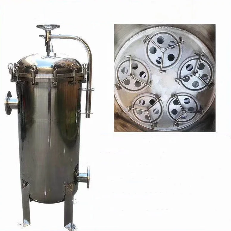 food grade stainless steel 304 /316L bag filter housing for honey coconut oil peanut oil