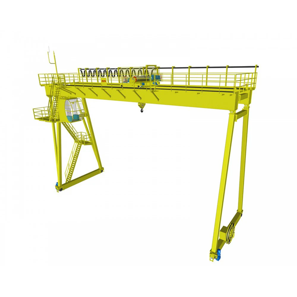 10/3.2t double girder electric travelling industrial type aluminum gantry crane goliath china