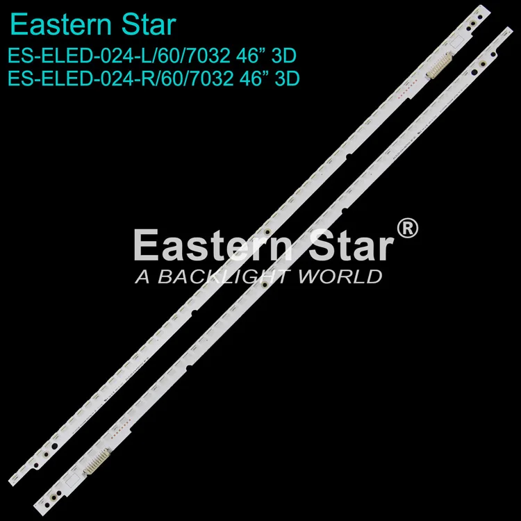 ES-ELED-024 LED BAR SAM SUNG 2012SVS46 732NNB LEFT RIGHT60 3D REV1.2 for Samsung 46ES 3D TV backlight strip 572.5MM